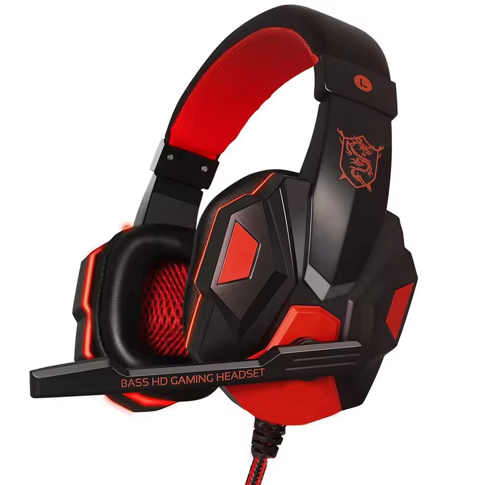 NEW 3.5mm Wired Gaming Headset PC Bass Stereo Gamer Headphones