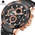 Men's Watch Waterproof Quartz Watch Six-pin Steel Belt Watch Business Calendar Men's Watch Foreign Trade Watch