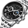 Men's Watch Calendar Watch Steel Band Watch Six-pin Sports Men's Watch Business Quartz