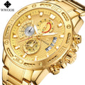 Men's Watch Waterproof Quartz Watch Six-pin Steel Belt Watch Business Calendar Men's Watch Foreign Trade Watch